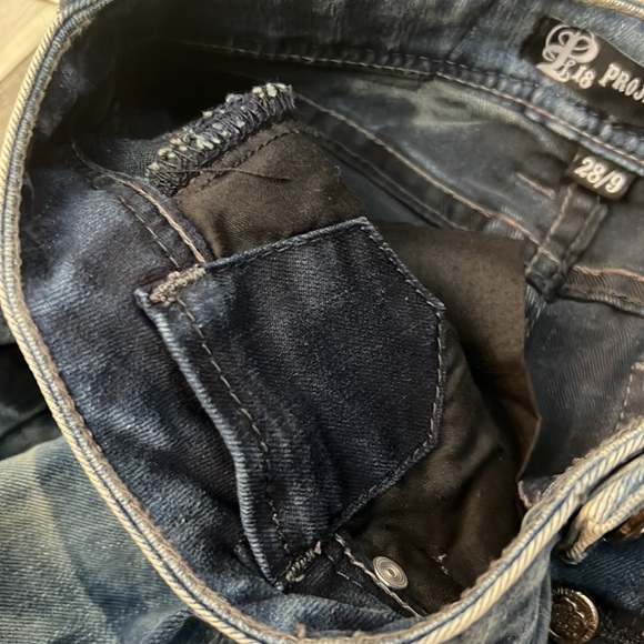 Project 18 NWT Booty lifting blue  jeans 28/9 Labella skinny ankle zipper unisex - Picture 15 of 16